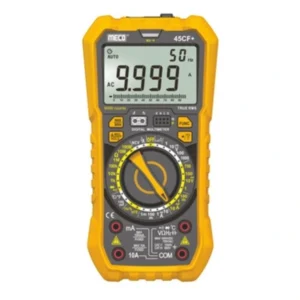 4 Digit 9999 Counts Manual Ranging Digital Multimeter - TRMS (Model : 45CF+)