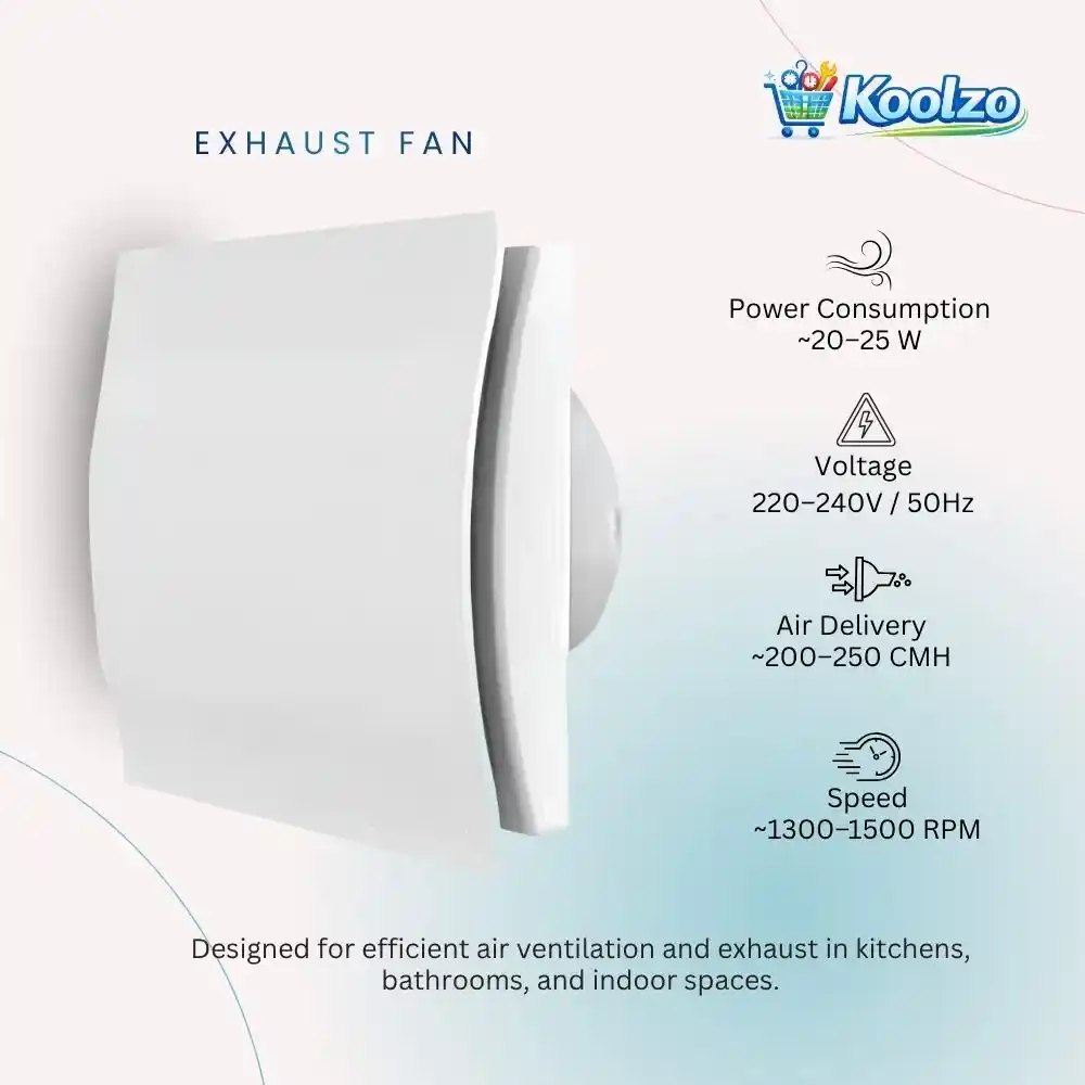 Exhaust Fan ES1 White - Image 2