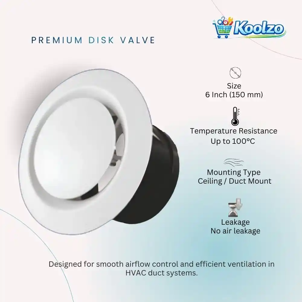 Mighty Mounts 6″ Premium Disk Valve - Image 2